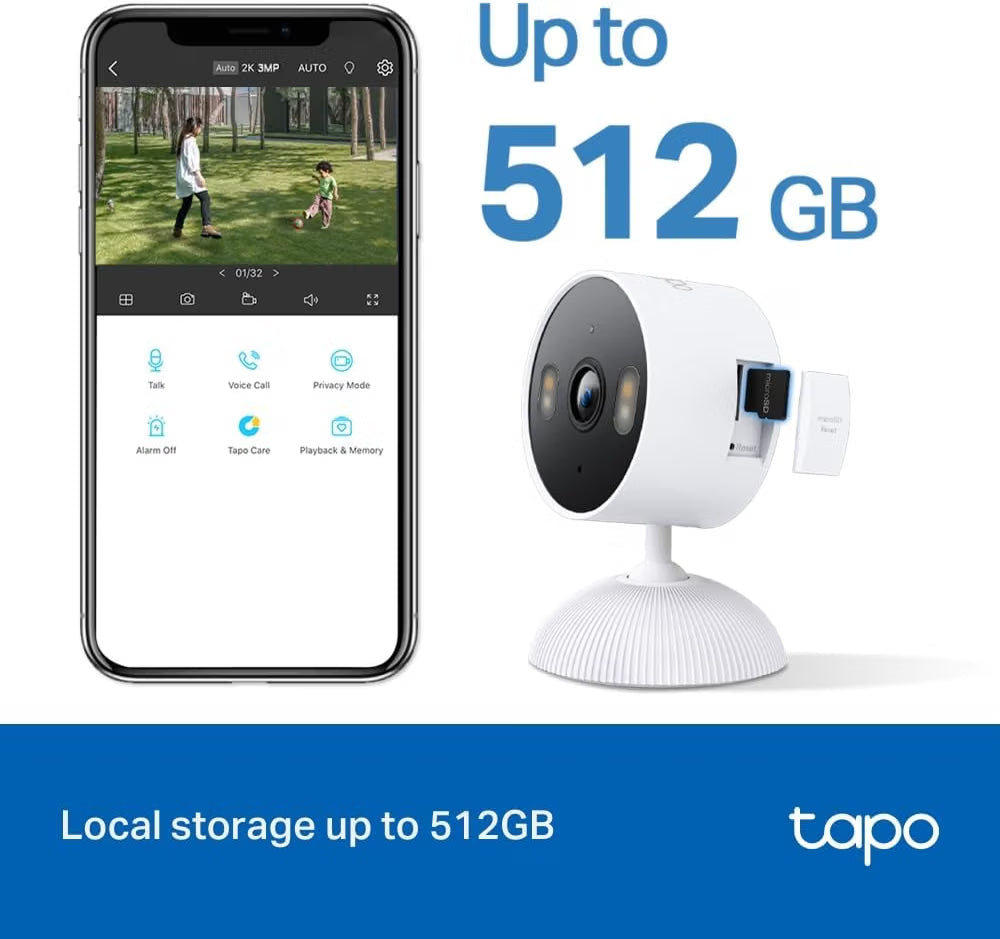 Tapo C113 2K 3MP Indoor & Outdoor Security Camera Pet Camera House Security